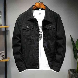 Casual Männer Denim Jacke Street Hip Hop männer Revers-up ets Frühling Herbst Neue Mode-Trend Männliche Oberbekleidung l220706