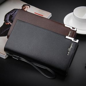 Wallets Men Classic Long Style Card Holder Male Purse Quality Zipper Large Capacity Big Wallet For MenWalletsWallets