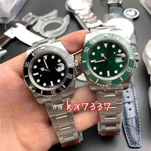 Uxury Watch Date Luxury Designer ES ZZ Automatic Mechanical Men's Black Green Water Ghost N 2836 3135 Underwater Water Ghost vs Panda
