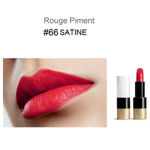 Rossetto di alta qualità Matte Satin Long Lasting Moisturizing Red Nude Orange Lip Color con scatola originale Donna e regali