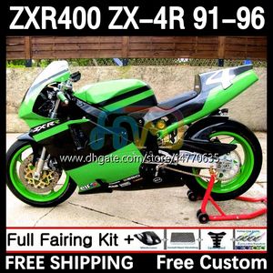OEM Corpo para Kawasaki Ninja ZXR 400 CC ZX-4R ZX4R 91-96 BONTYWORK 12DH.154 ZX 4R 4 R 400CC ZXR400 91 92 93 94 95 96 ZXR-400 1991 1993 1993 1994 1995 1996 Stock Stocking Green