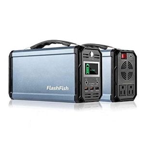 Flashfish 60000mAh 300W Portabel Solar Power Station Emergency Energy Supply Outdoor Travel Camping Power Generator CPAP Batteri laddas