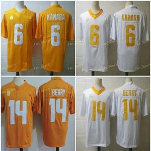 Nik1 Męskie Wolontariusze Jason Witten Football Jersey #16 Peyton Manning #14 Eric Berry #6 Alvin Kamara Tennessee Volunteers Jersey S-3xl