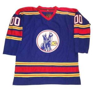 Thr Custom Hockey Jersey Rozmiar XXS S-XXXL 4XL XXXXL 5XL 6XL Kansas City Scouts Dostosowany Jersey Hockey Sweater