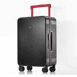 Travel Tale 'Cal Wid Rod Spinner ABS Retro Par Trolley Case Case Rąk Bagagaż ręczny z kołami J220708 J220708