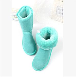 2022 Multicolor Factory Hot Classic WGG Boots Brand Women Popular äkta läder Fashion Women's Snow Boots US4-Us11 Dust Bag Card Warm Cotton Boots