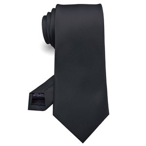 Kamber Mens Tie Solid Color 8cm Silk Jacquard Slipsgröna röda band för män Formella affärsbröllopstillbehör