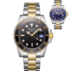 الساعات الرجالية ساعة ميكانيكية أوتوماتيكية 40 مم حزام من الفولاذ المقاوم للصدأ أزياء Waterproofwatch Montre de Luxe Giftwatches