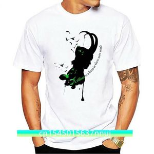 Um vilão é um herói loki tshirt para masculino streetwear t camisa japão anime design superior moda casual 220702