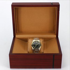 Watch Boxes & Cases Luxury Classic Fashion Jewelry Packaging Box Matte With PU Leather Wooden High-end Gift BoxWatch