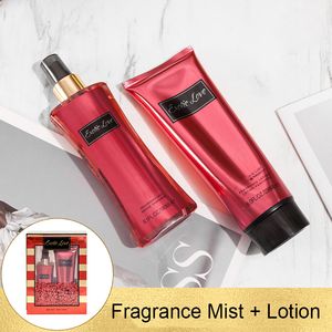 Anti-Perspirant Deodorant Women Fragrance Mist and Lotion Lady Floral Fruity Fragrance Spray Girl Body Sprayer Female Scented Mists Brume Parfumee Perfume ZL1028