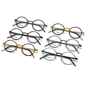 Fashion Sunglasses Frames Computer Glasses Round Eyeglasses Men Glasses Women Optical Lens With Box