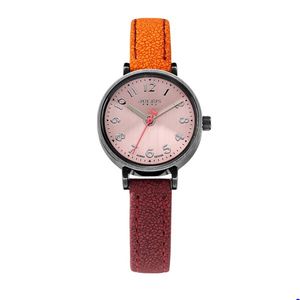 2022 Niebieskie dżinsy Watch Kobiety Antique Quartz Julius zegarki marka Casual Cool Gradient skórzany pasek Brązowy Whatch zegar zegarowe Montre de lukse prezent k3