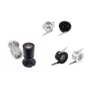 Mini kits de luz de luz LED Spot Gabinete Puck Spotlights Downlight para exibição de cozinha Mostra de armário de armário de jóias 1watts oemled