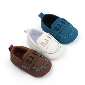 Sapatos de bebê recém-nascidos meninos meninas primeiros caminhantes mocassins crianças tênis 0-18 meses