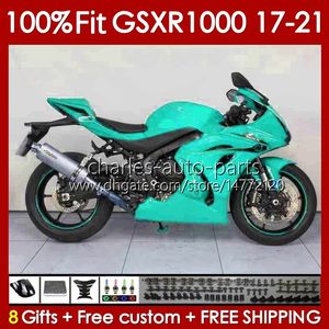 FATINAS DE INJEÇÃO PARA SUZUKI K17 GSXR 1000 CC 17 18 19 20 21 BODYWORK 146NO.49 GSXR1000 1000CC GSXR-1000 2017 2018 2020 2021 GSX-R1000 17-21 OEM Bodys Glossy Cyan Cyan Cyan Cyan Cyan Cyan Cyan Cyan Cyan Cyan Cyan Cyan Cyan Cyan Cyan Cyan