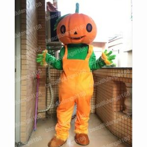 Halloween Pumpkin Mascot Costume Cartoon Plush Anime Theme Character Christmas Carnival Adults Birthday Party Fancy Outfit