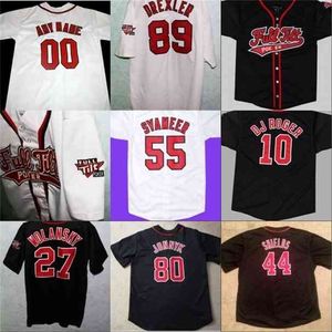 Xflsp Full Tilt Poker Baseball Jersey 100% Stitched Custom Baseball Jerseys Any Name Number Black White Vintage Jersey