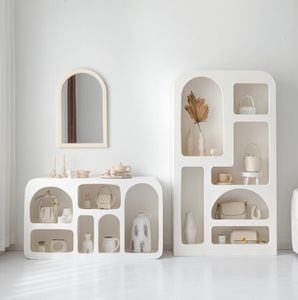 가정 현관 캐비닛 저장 캐비닛 거실 가구 홈 북유럽 흰색 단순한 현대 디스플레이 장식 캐비닛