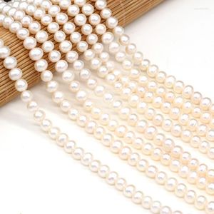 Altro di alta qualità naturale d'acqua dolce perla di patate perline signore gioielli in rilievo regalo fai da te collana braccialetto accessori 7-8mm Wynn22