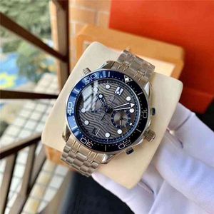 Chronograph Superclone Watches Watches Wrist Luxury Designer OMG1 Men's Luxury Fashion 316 Steel Brand Belt Watch
