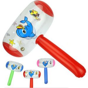 1Pcs Noise Maker Spielzeug Nette Cartoon Aufblasbare Hammer Air Hammer Mit Glocke Kinder Kinder Blow Up Zufällige Farbe Großhandel