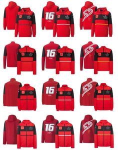F1 스웨터 2022 가을과 겨울 따뜻한 스포츠 까마귀 남자 팬 경주복 포뮬러 원 지퍼 스웨터 재킷