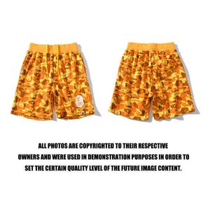 Marka Moda Joint Jedi Survival Chicken Orange Camouflage Cotton Shorts