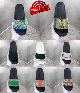Yüksek kaliteli Şık Terlik slaytlar Kaplanlar Moda Klasikleri Slaytlar Sandalet Erkek Kadın ayakkabı Kaplan Kedi Tasarım Yaz Huaraches Tasarımcı Sandalet