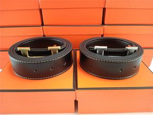 Luxe Ceinture Great Belts Designer Men Big Belt Business Smooth Buckle Top Fashion Mens Belts Wholesale S