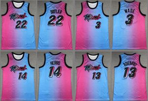 Hot Basketball Jerseys Kyle Lowry Jimmy Butler 13 Adebayor 14 Herro Rainbow Jersey