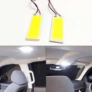 Other Lighting System 2pcs 12V Xenon HID White 36-COB LED Dome Map Light Bulbs Car Interior Panel Lamp Come With T10 Festoon Adapters AccesO