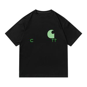 carhart letter printing Uomo donna T-shirt a maniche corte T-shirt casual con stampa alfabeto doodle T-shirt 12 colori b8
