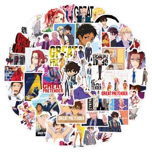 Neue wasserdichte 10/30/50PCS Anime Great Pretender Cartoon Aufkleber Graffiti Skateboard Gitarre Koffer Motorrad Coole Aufkleber Aufkleber Auto Aufkleber