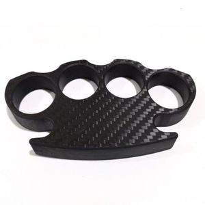 Palm Carbon Fiber Full Holding Finger Tiger Fist Buckle Four Self Edc Defense Stab Ring Legal Articles 6W9R