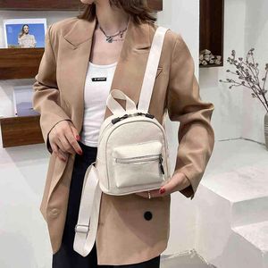 Корейский стиль женский мини -рюкзак PU