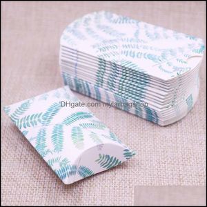 Wholesale leaf stock resale online - Gift Wrap Event Party Supplies Festive Home Garden Box Sell Paper Pillow Stock Packing Birthday Present Leaf Tree Pattern Fashion Fr