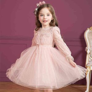 Impressionen Kleider großhandel-Eindruck Kindheit Mädchen Kleid Frühlingskleid Neue fremde Stil Kinder und Herbstponchogarn Prinzessin Baby