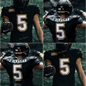 Maglie Nik1 NCAA College Appalachian State Mountaineers 97 Caleb Spurlin 48 Tristan Walliser 31 Nick Hampton 52 D'Marco Jackson Calcio personalizzato