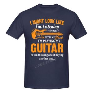 T shirts voor heren gitaaroverhemden voor mannen grappige speler coole muziek t shirt cadeau muzikant Fender Shirt T shirt Topmen s