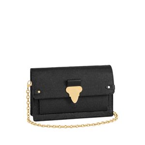 Borsa a tracolla di marca di moda Borse a tracolla piccole Portafoglio Borsa a catena di design di lusso Tote Portamonete Tessuto in pelle per donna con scatole