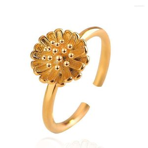 Anillos de boda de alta calidad con relleno de oro amarillo, anillo de dedo de moda para mujer, venta al por mayor, seguimiento de Color para mujer, regalos de joyería de fiesta Wynn22