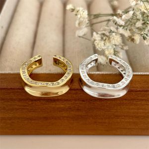 Korean Minimalist Trendy Net Red 925 Sterling Silver Diamond Ring INS Niche Trend All-Match Fashion Jewelry Accessories