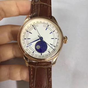 orologio da uomo classico automatico meccanico tutto in acciaio inossidabile vetro resistente all'usura chiusura pieghevole impermeabile designer 41mm montre de luxe