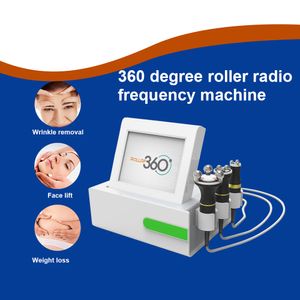 360 Roller RF Equipment Arm Leg Massage Cellulite Borttagning Radiofrekvens Beauty Device Ansiktsbehandling Remover Skin Föryngring Lättterapimaskin