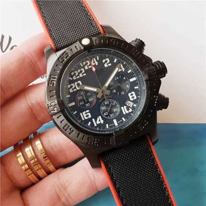 모험 남성 야외 시계 방수 나일론 watchband 대형 다이얼 고품질 44mm Br