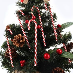 Merry Cane Candy الحلي الزخارف للمنزل عيد الميلاد زخرفة عيد الميلاد كيرست سنة Y201020