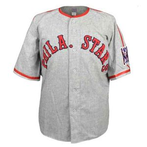 Philadelphia Stars Road Jersey Stitched Embroidery Vintage Baseball Jerseys Custom Any Name Any Number
