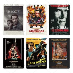 Wholesale movie tin signs resale online - 2021 Action Movie Metal Poster Metal Tin Sign Plaque Metal Vintage Wall Plate Bar Pub Club Wall Decor Retro Home Decor Chic Plate v