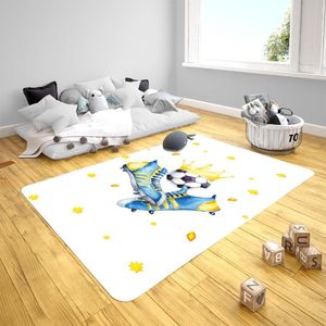 Carpets Cute Soccer Shoes And Ball Model Baby Play Mat Round Rectangular Children's Carpet Born CrawlingCarpets CarpetsCarpets